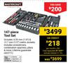 Mastercraft 147 Piece Tool Set