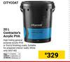 Citycoat 20L Contractors Acrylic PVA