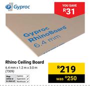 Gyproc Rhino Ceiling Board 6.4mm x 1.2m x 3.0m