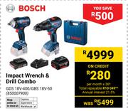 Bosch Impact Wrench & Drill Combo