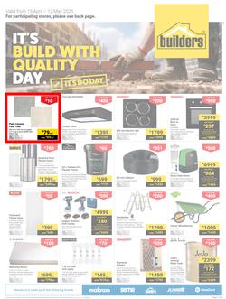 Builders KwaZulu-Natal : It's Build With Quality Day (15 April - 12 May 2025), page 1