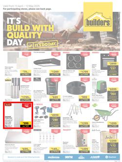 Builders KwaZulu-Natal : It's Build With Quality Day (15 April - 12 May 2025), page 1