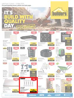 Builders KwaZulu-Natal : It's Build With Quality Day (15 April - 12 May 2025), page 1