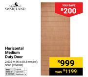 8Swartland Horizontal Medium Duty Door