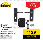 Builders 3-Lever Professional Lockset