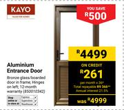 Kayo Aluminium Entrance Door