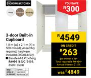 Home & Kitchen 3-Door Banstead & Kronberg Built-In Cupboard