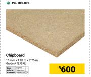 PG Bison Chipboard Grade A-16mm X 1.83m X 2.75m