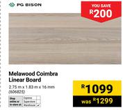 PG Bison Melawood Coimbra Linear Board-2.75m X 1.83m X 16mm
