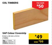 Col Timbers Sap Colour Coverstrip-8mm X 4mm X 3.0m