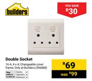 Builders Double Socket