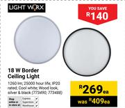 Lightworx  18W Border Ceiling Light-Each