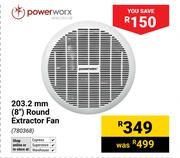 Power Worx 203.2mm (8") Round Extractor Fan