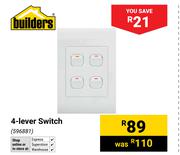 Builders 4 Lever Switch