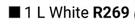 Fired Earth Gloss Enamel White-1Ltr