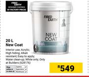 Fired Earth New Coat-20Ltr