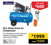 Tradeair Direct Drive Air Compressor-50Ltr