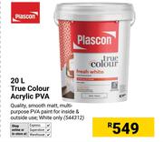 Plascon True Colour Acrylic PVA-20Ltr