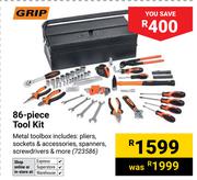 Grip 86-Piece Tool Kit