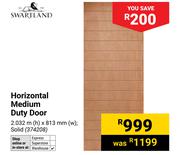 Swartland Horizontal Medium Duty Door