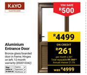 Kayo Aluminium Entrance Door