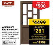Kayo Aluminium Entrance Door