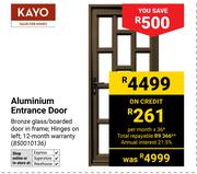 Kayo Aluminium Entrance Door
