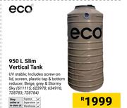 Eco Slim Vertical Tank-950Ltr
