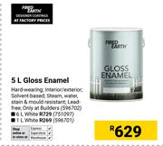 Fired Earth Gloss Enamel White-6Ltr