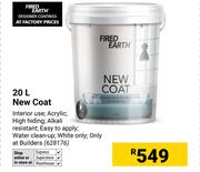 Fired Earth New Coat-20Ltr