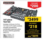 Mastercraft 147-Piece Tool Set