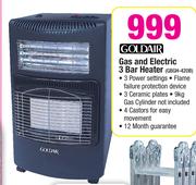 Goldair Gas And Electric 3 Bar Heater GBGH 420B