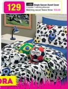 Always Home Matching Soccer Fleece Throw