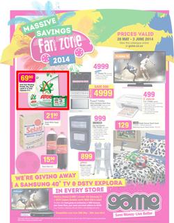 Game : Massive Savings (28 May - 3 Jun 2014), page 1
