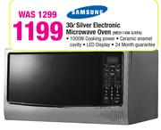 Samsung 30L Silver Electronic Microwave Oven ME9114W-S/XFA