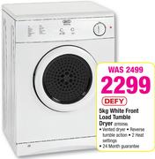 Defy 5Kg White Front Load Tumble Dryer DTD258