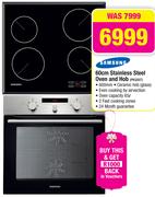 Samsung 60Cm Stainless Steel Oven And Hob PKG007