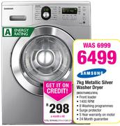 Samsung 7Kg Metallic Silver Washer Dryer WD0704REU/XFA