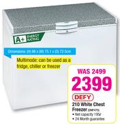 Defy 210 White Chest Freezer DMF470