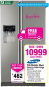 Samsung 516L Metallic Silver Side By Side Fridge RSA1DTMG