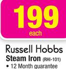 Russell Hobbs Steam Iron RHI-101
