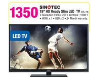 Sinotec 19" HD Ready Slim LED TV STL-19