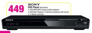 Sony DVD Player DVP SR370