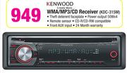 Kenwood WMA/MP3/CD Receiver KDC-315M