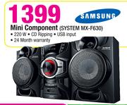 Samsung Mini Component System MX-F630
