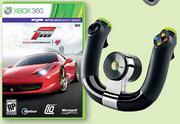 XBox 360 Wireless Speedwheel+Forza 4