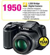 Nikon L320 Bridge Digital Camera