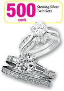 Sterling Silver Twin Sets-Each