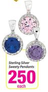 Sterling Silver Sweety Pendants-Each