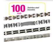 Stainless Steel Bracelets-Each